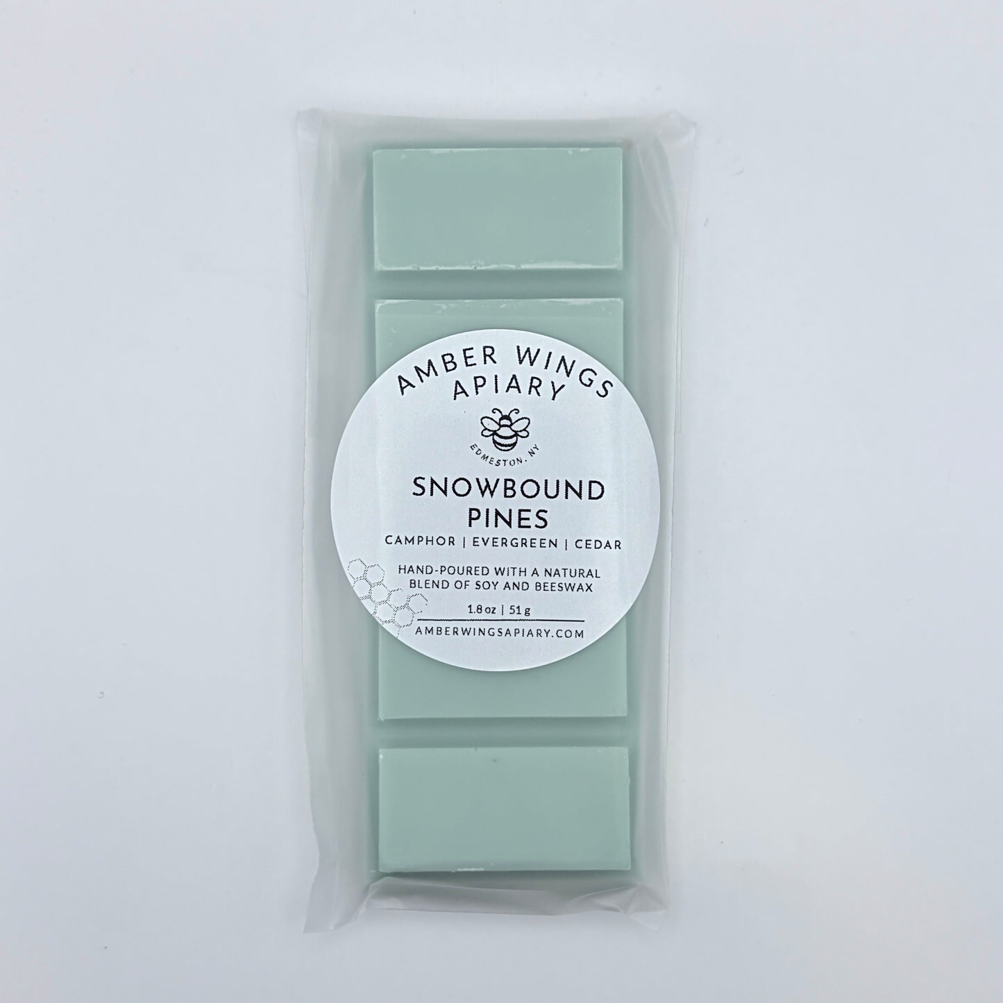 Snowbound Pines Snap Melt Bar - 1.8oz Snap, Melt, Relax