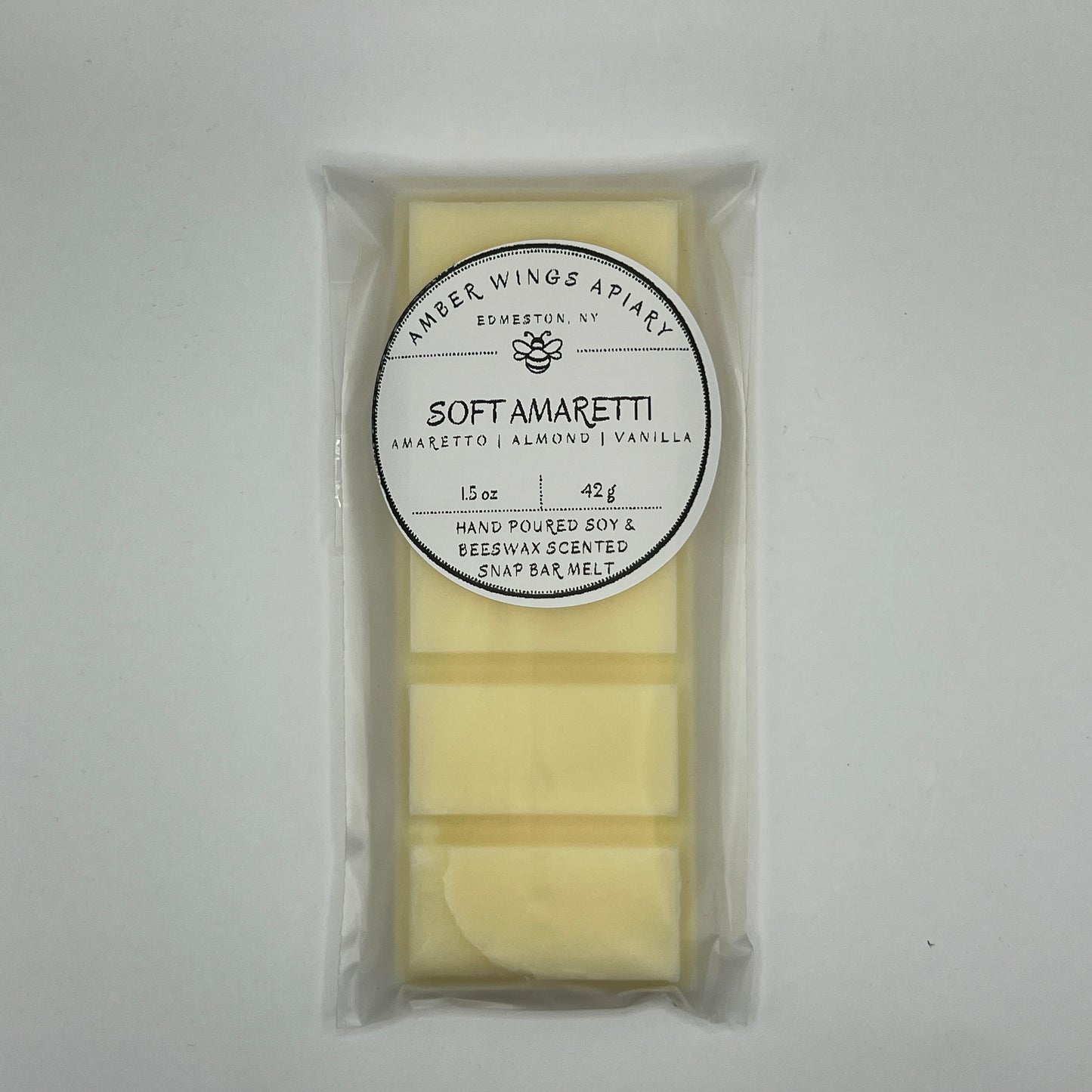 Soft Amaretti Wax Melt Snap Bar