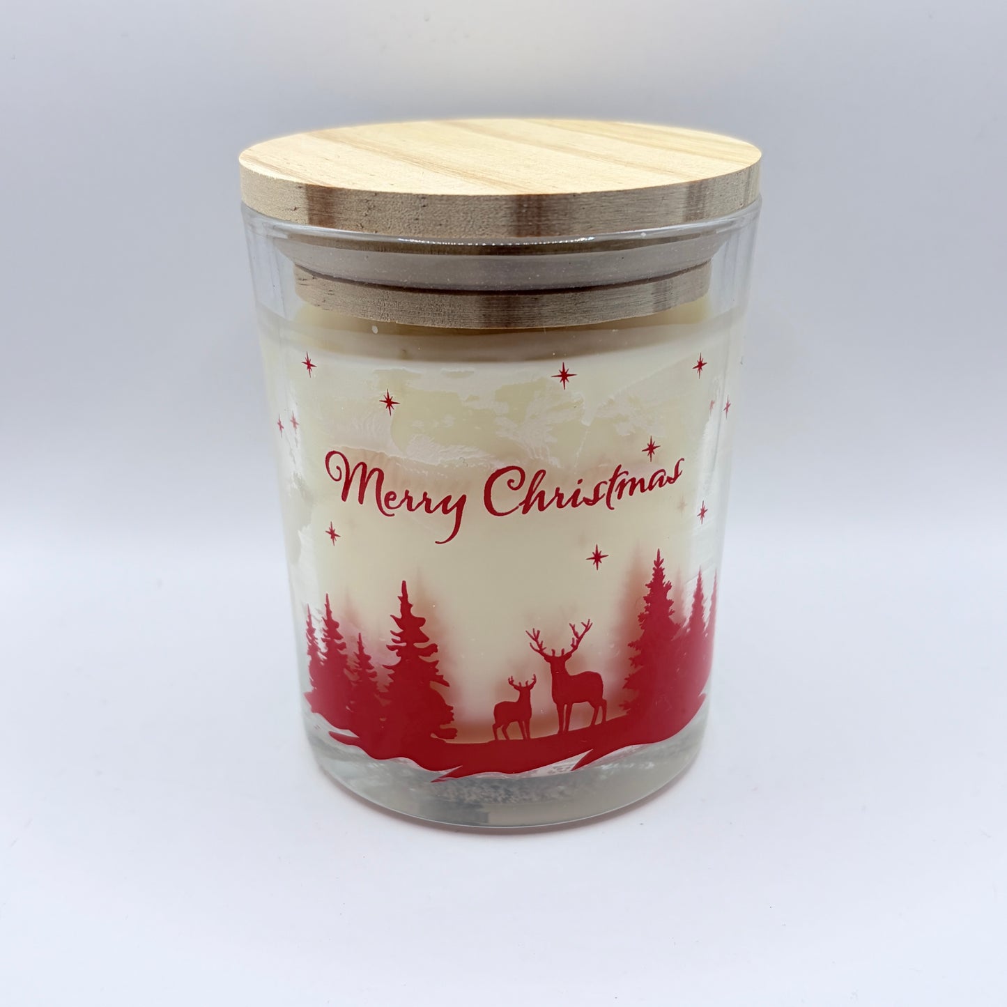Amber Wings Apiary | Holiday Candle (5 oz) | Long-Lasting Home Fragrance | Snowbound Pines