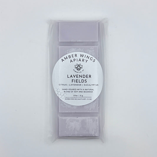 Lavender Fields Snap Melt Bar - 1.8oz Snap, Melt, Relax