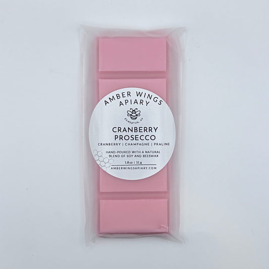 Cranberry Prosecco Snap Melt Bar - 1.8oz Snap, Melt, Relax