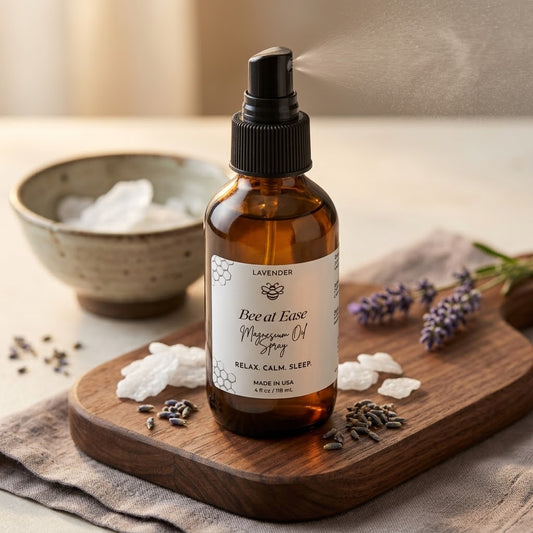 Bee at Ease Magnesium Oil Spray - Amber Wings Apiary