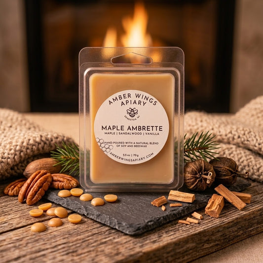 Maple Ambrette Wax Melts - Amber Wings Apiary