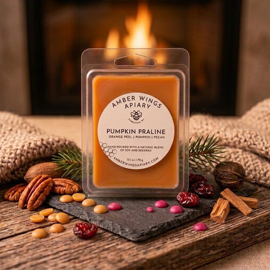 Pumpkin Praline Wax Melts - Amber Wings Apiary