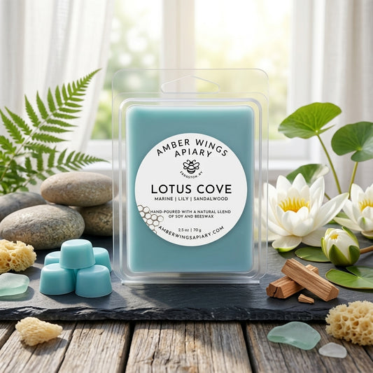 Lotus Cove Wax Melts - Amber Wings Apiary