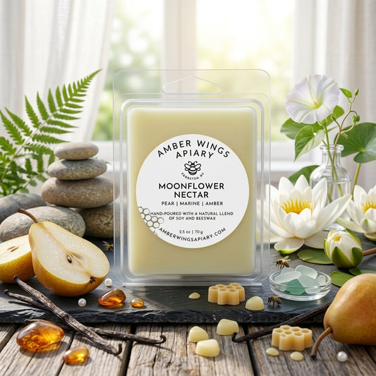 Moonflower Nectar Wax Melts - Amber Wings Apiary