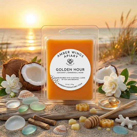 Golden Hour Wax Melts - Amber Wings Apiary